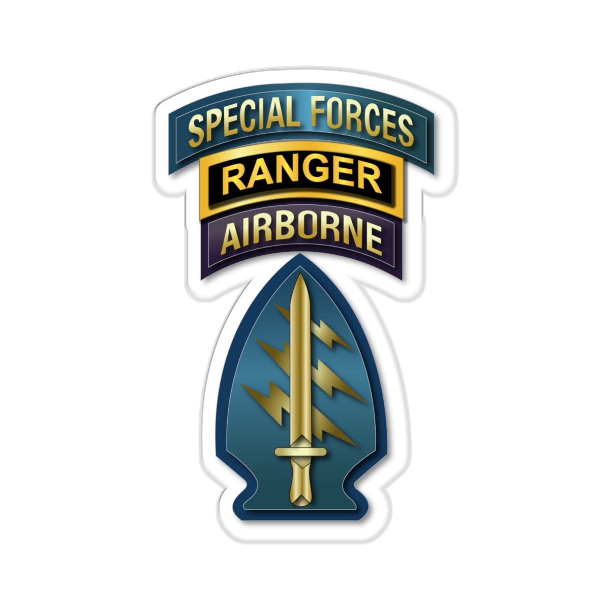Kiss-Cut Stickers - SOF - Special Forces - Ranger -SSI V1 – MIP Brand Store