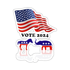 Kiss-Cut Stickers - USA - VOTE 2024 X 300