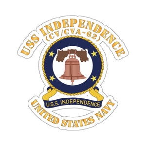 Kiss-Cut Stickers - USS Independence (CV-CVA-62) X 300