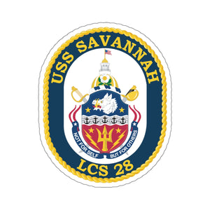 Kiss-Cut Stickers - USS Savannah LCS 28 wo Txt X 300