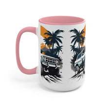 Load image into Gallery viewer, Accent Mug - Retro Off-Road Vehicle
