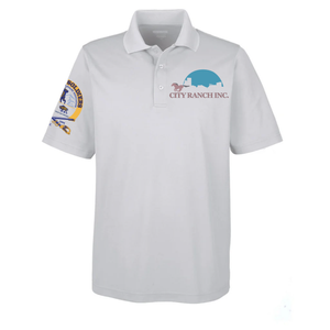 MENS Performance Polo Shirt - Buffalo Soldiers - City Ranch