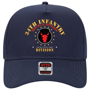 Baseball Cap - 34th Infantry Division - Red Bull Division at War X 300