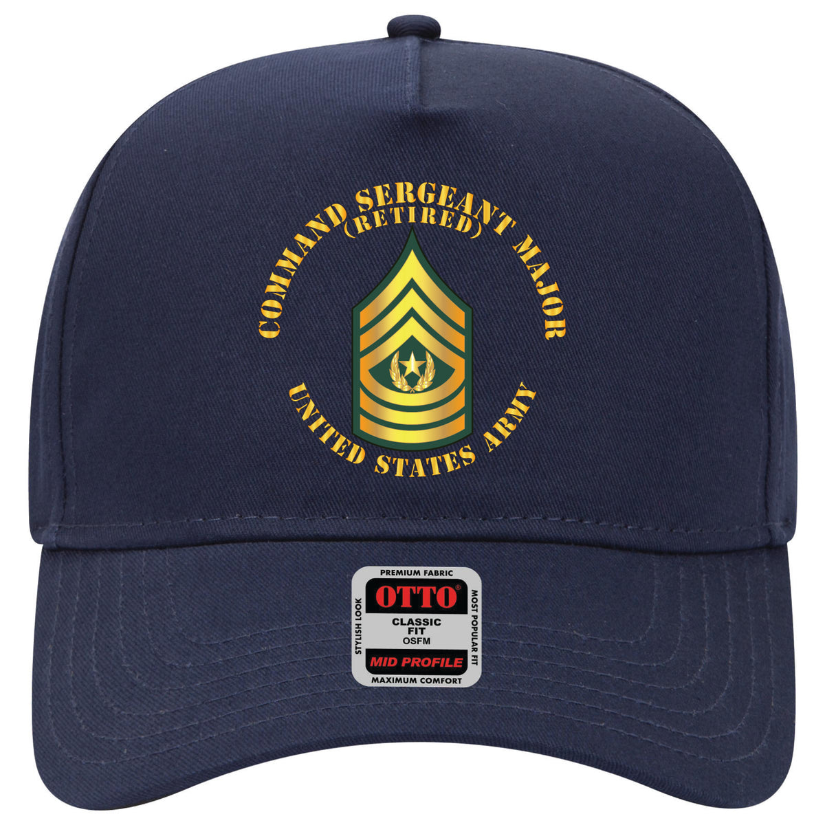 Cap Commander Patch Baseball Cap - Command Sergeant Major - CSM - Retired – MIP Brand Store