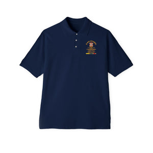 Men's Piqué Polo - 116th Infantry Regt - 1st ID - D Day w SVC