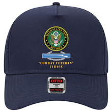 Load image into Gallery viewer, Baseball Cap - Army - Retired Logo - CIB - Combat Veteran 11B40X X 300

