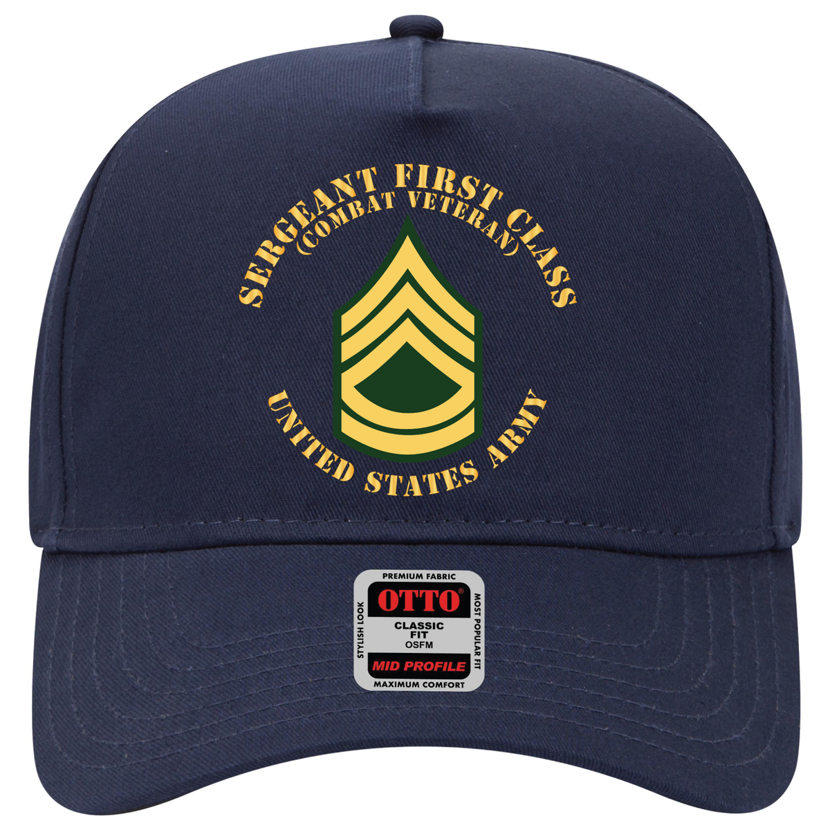 Baseball Cap - Army - Sergeant First Class - SFC - Combat Veteran - Fl ...