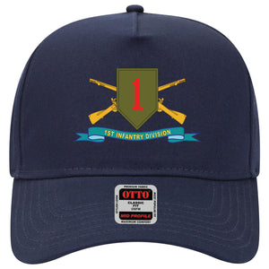 Baseball Cap - 1st Infantry Division - SSI w Br - Ribbon