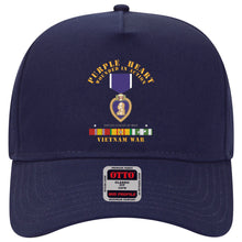 Load image into Gallery viewer, Baseball Cap - Purple Heart - WIA w VN SVC
