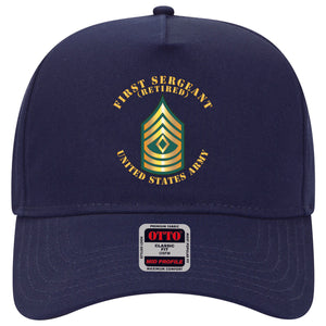 Baseball Cap - First Sergeant - 1SG - Retired