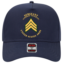 Load image into Gallery viewer, Baseball Cap - Army - Sergeant - SGT - Combat Veteran - Flat X 300
