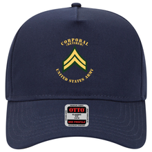 Load image into Gallery viewer, Baseball Cap - Army - Corporal - CPL - Retired - Flat X 300
