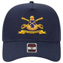 Load image into Gallery viewer, Baseball Cap - 117th Cavalry Regiment w Br - Ribbon
