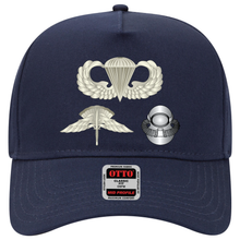 Load image into Gallery viewer, Baseball Cap - Army - Basic Abn Wings, HALO, Basic Scuba X 300
