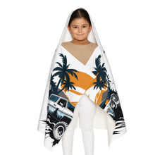 Load image into Gallery viewer, Youth Hooded Towel - Retro Off-Road Vehicle
