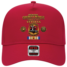 Load image into Gallery viewer, Baseball Cap - Operation Inherent Resolved - SPMAGTF 19.2
