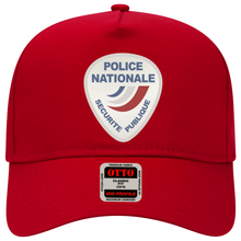 Load image into Gallery viewer, Baseball Cap - Police Nationale France Police Patch Blanc
