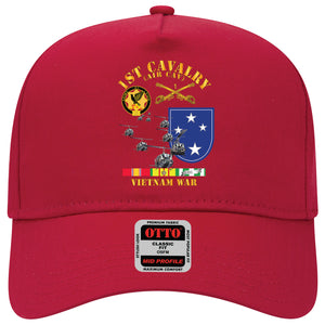 Baseball Cap - 1st Cavalry (Air Cav) - 23rd Infantry Division w SVC