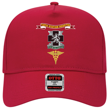 Load image into Gallery viewer, Baseball Cap - Army - 130th Station Hospital - Ribbon - DUI - Army Medical Corps Branch X 300

