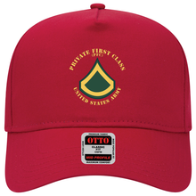 Load image into Gallery viewer, Baseball Cap - Army - Private First Class - PFC - Flat X 300
