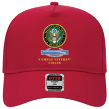 Load image into Gallery viewer, Baseball Cap - Army - Retired Logo - CIB - Combat Veteran 11B40X X 300
