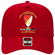 Load image into Gallery viewer, Baseball Cap - 6th Cavalry Bde - Desert Storm w DS Svc X 300
