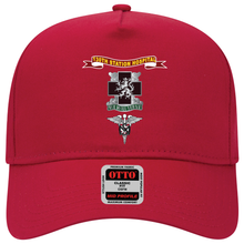 Load image into Gallery viewer, Baseball Cap - Army - 130th Station Hospital - Ribbon - DUI - Army Medical Service Corps Branch X 300
