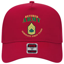 Load image into Gallery viewer, Baseball Cap - Army - ARMY -  SFC - Retired
