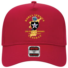 Load image into Gallery viewer, Baseball Cap - Korea Service Vet - 2nd Infantry Div - Second to None
