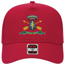 Load image into Gallery viewer, Baseball Cap - Special Forces - SSI w Tab - Br - Ribbon X 300
