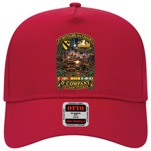 Load image into Gallery viewer, Baseball Cap - 1st Battalion 8th Cavalry, Delta Company - w SSI - DUI - Tay Ninh 21 March 1969 - 3D - Enhanced
