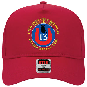 Baseball Cap - 13th Infantry Division - Black Cat