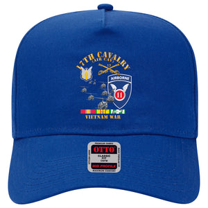 Baseball Cap - 17th Cavalry (Air CAv) - 11th Airborne Division w SVC