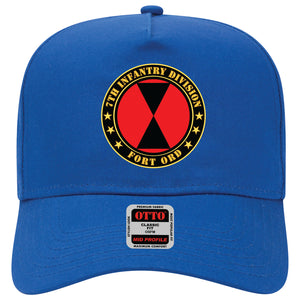 Baseball Cap - 7th Infantry Division - Fort Ord