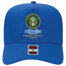 Load image into Gallery viewer, Baseball Cap - Army - Retired Logo - CIB - Combat Veteran 11B40X X 300
