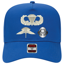 Load image into Gallery viewer, Baseball Cap - Army - Basic Abn Wings, HALO, Basic Scuba X 300

