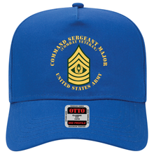 Load image into Gallery viewer, Baseball Cap - Army - Command Sergeant Major - CSM - Combat Veteran - Flat X 300
