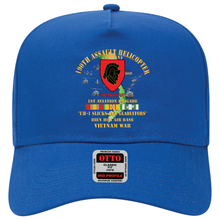 Load image into Gallery viewer, Baseball Cap - Army - 190th Assault Helicopter Company - SSI - Red-  Gladiators - Bien Hoa Air Base, w VN SVC X 300
