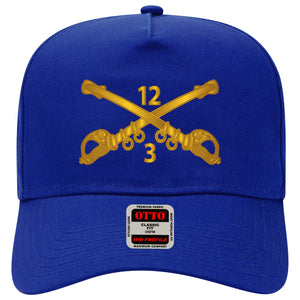 Baseball Cap - 3rd Squadron - 12th Cavalry Branch wo Txt