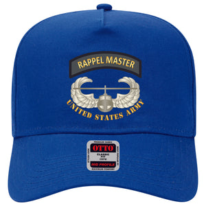 Baseball Cap - Rappel Master Tab w Air Assault Badge - US Army