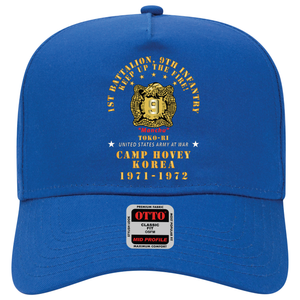 Baseball Cap - Army - 1st Battalion, 9th Infantry - Manchus - Keep Up the Fire - Camp Hovey Korea - Toko-ri X 300