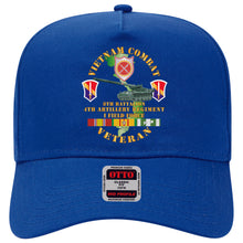 Load image into Gallery viewer, Baseball Cap - Vietnam Combat Vet - 8th Bn 4th Artillery - I Field Force w M107
