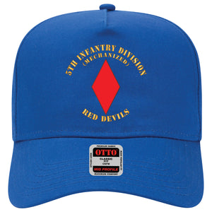 Baseball Cap - 5th Infantry Division - Red Devils X 300