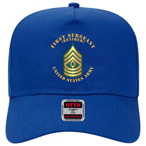 Baseball Cap - First Sergeant - 1SG - Retired