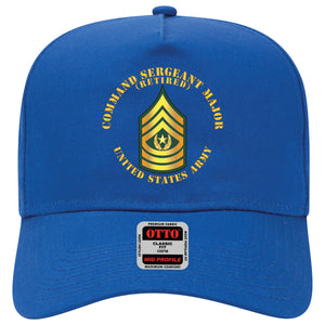 Baseball Cap - Command Sergeant Major - CSM - Retired