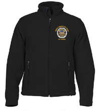Load image into Gallery viewer, Men's Full-Zip Fleece Jacket - Embroidered Joint Chiefs of Staff Service Badge Logo
