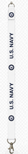 Load image into Gallery viewer, US Navy Lanyard - NAVY PRIDE - White Background
