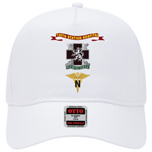 Load image into Gallery viewer, Baseball Cap - Army - 130th Station Hospital - Ribbon - DUI - Army Nurse Branch X 300
