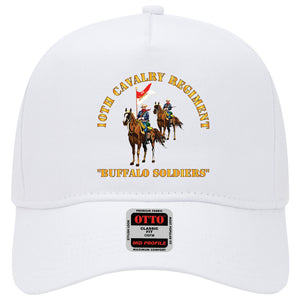 Baseball Cap - 10th Cavalry Regiment w Cavalrymen - Buffalo Soldiers