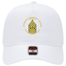 Load image into Gallery viewer, Baseball Cap - Army - Command Sergeant Major - CSM - Veteran - Flat X 300
